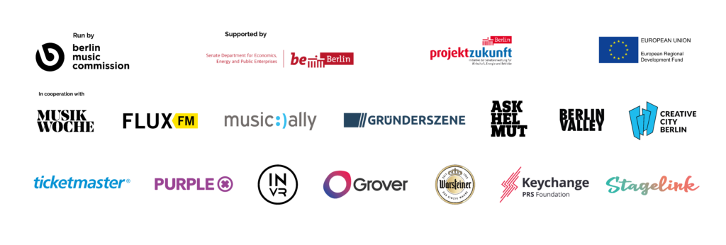 Partner, Sponsoren, FluxFM, Music Ally, MusikWoche, Ask Helmut, Gründerszene